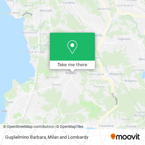 Guglielmino Barbara map