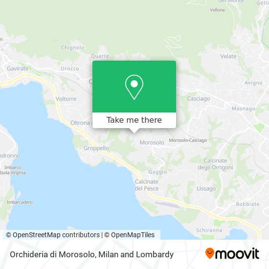 Orchideria di Morosolo map