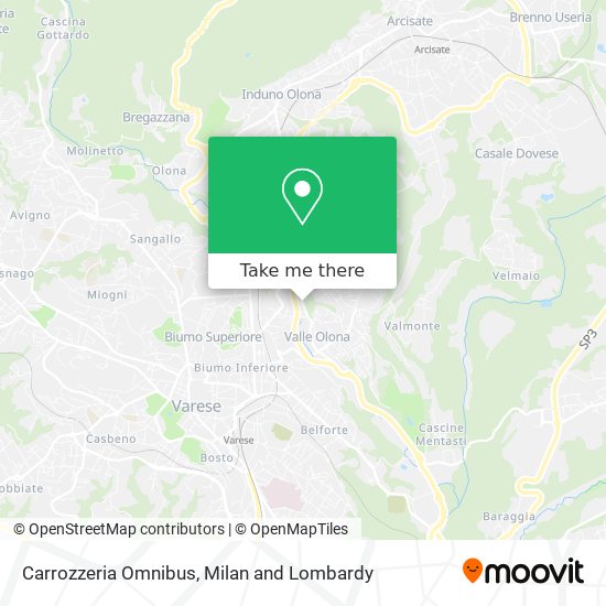 Carrozzeria Omnibus map