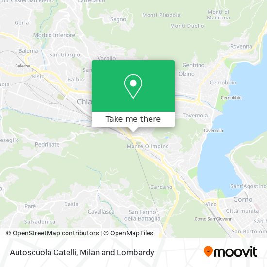 Autoscuola Catelli map