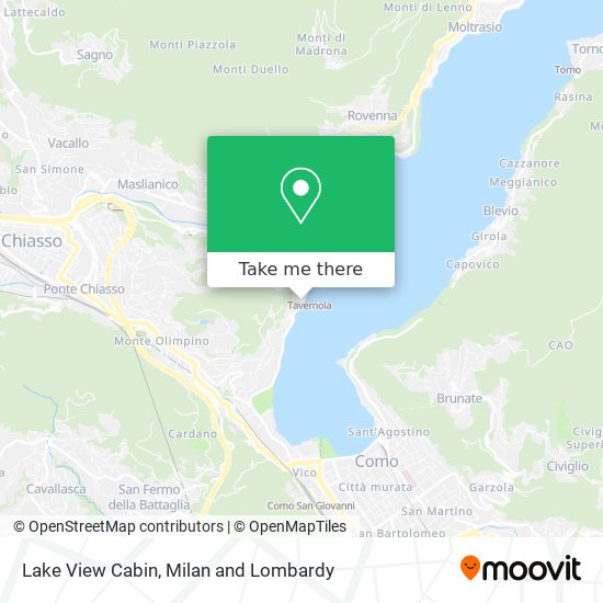 Lake View Cabin map
