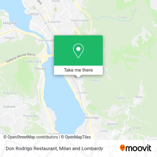 Don Rodrigo Restaurant map