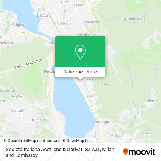 Società Italiana Acetilene & Derivati S.I.A.D. map