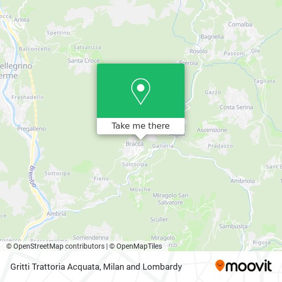 Gritti Trattoria Acquata map