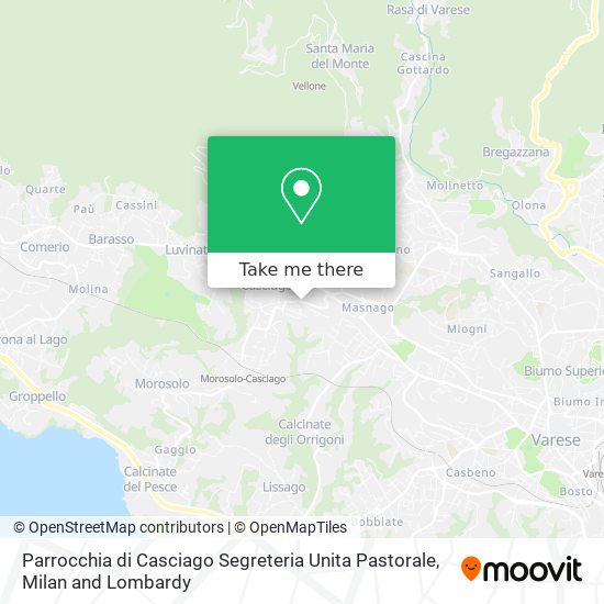 Parrocchia di Casciago Segreteria Unita Pastorale map