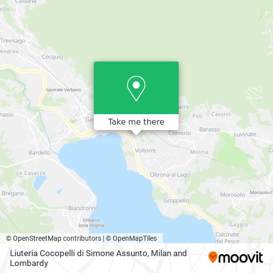 Liuteria Cocopelli di Simone Assunto map