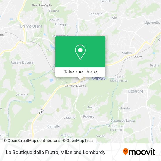 La Boutique della Frutta map
