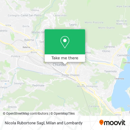 Nicola Rubortone Sagl map