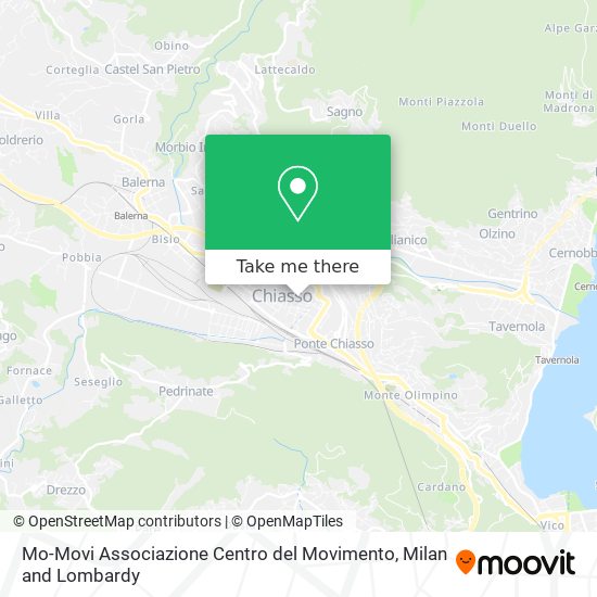 Mo-Movi Associazione Centro del Movimento map