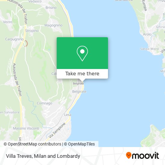 Villa Treves map