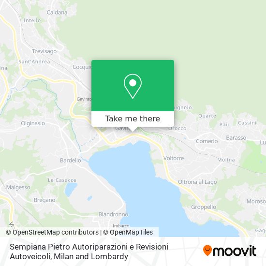 Sempiana Pietro Autoriparazioni e Revisioni Autoveicoli map