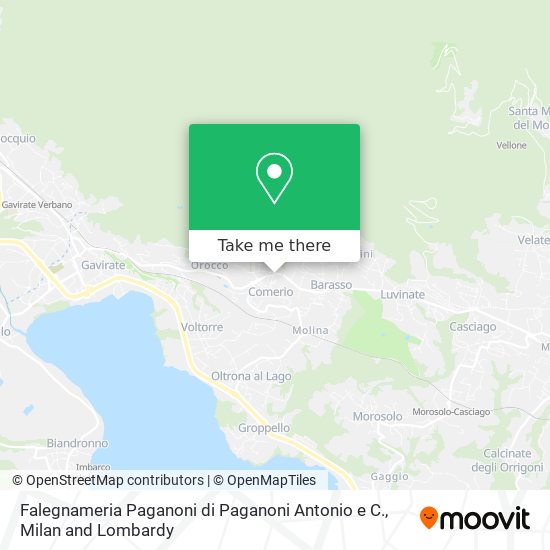 Falegnameria Paganoni di Paganoni Antonio e C. map