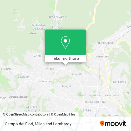 Campo dei Fiori map