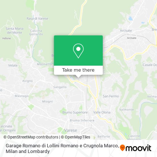 Garage Romano di Lollini Romano e Crugnola Marco map