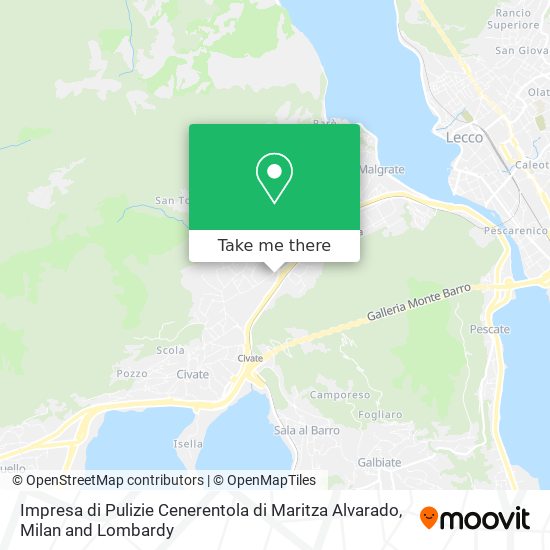 Impresa di Pulizie Cenerentola di Maritza Alvarado map