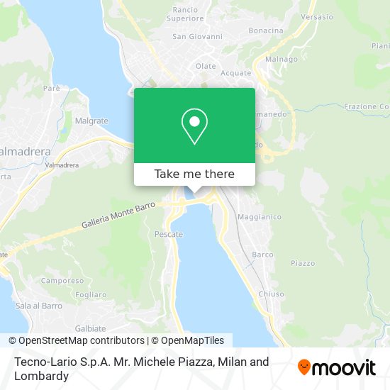 Tecno-Lario S.p.A. Mr. Michele Piazza map