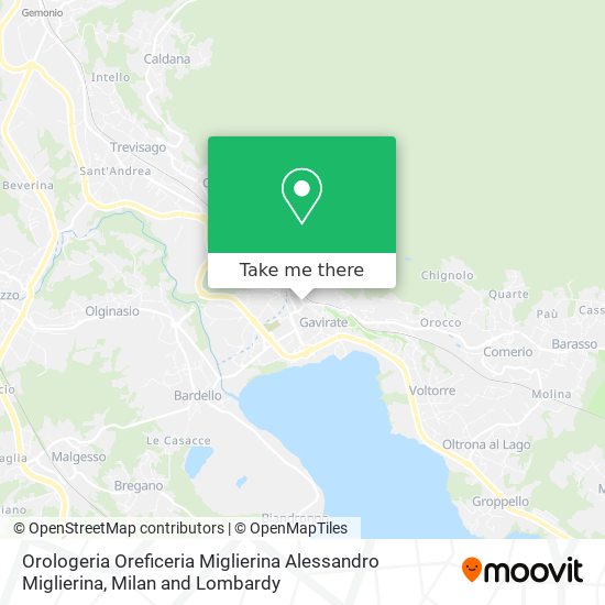 Orologeria Oreficeria Miglierina Alessandro Miglierina map
