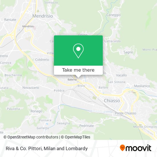 Riva & Co. Pittori map