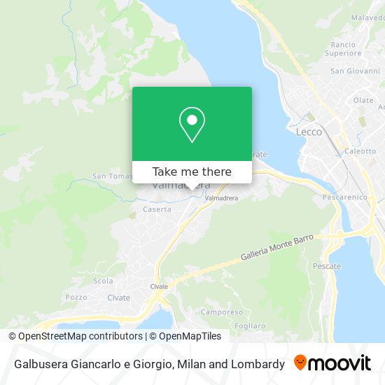 Galbusera Giancarlo e Giorgio map