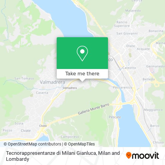 Tecnorappresentanze di Milani Gianluca map