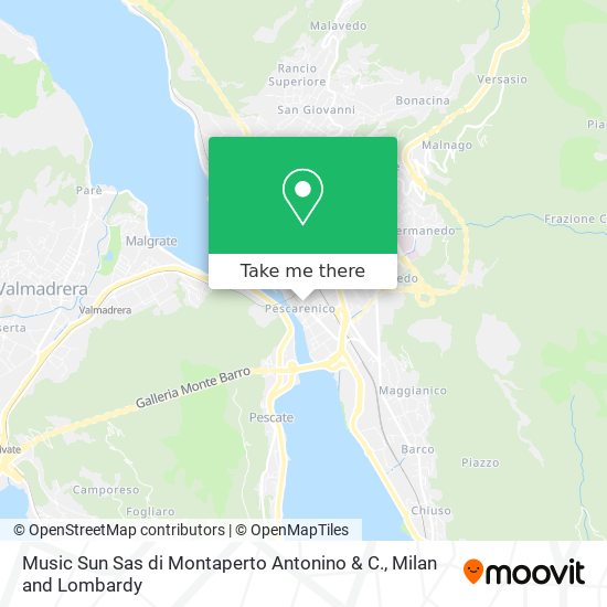 Music Sun Sas di Montaperto Antonino & C. map