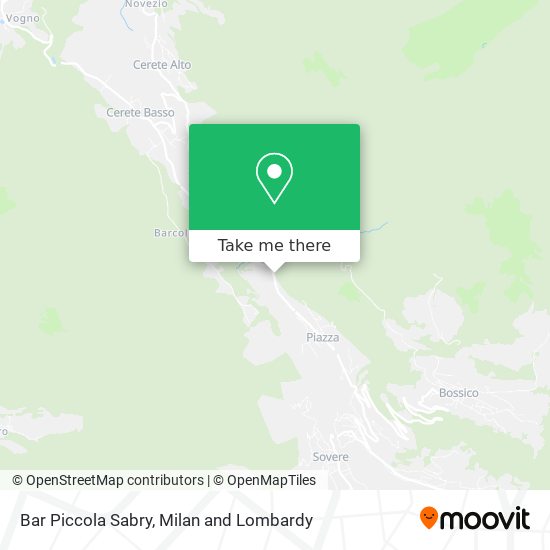 Bar Piccola Sabry map