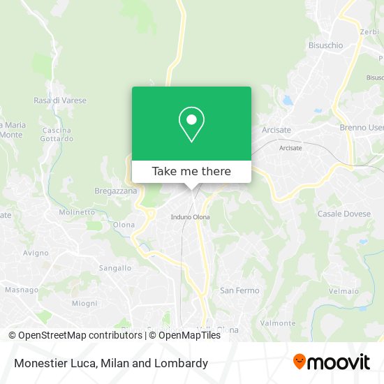 Monestier Luca map