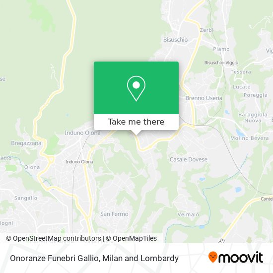 Onoranze Funebri Gallio map