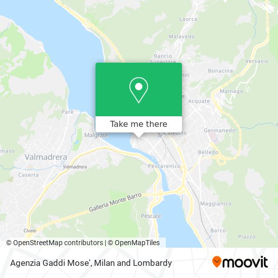 Agenzia Gaddi Mose' map