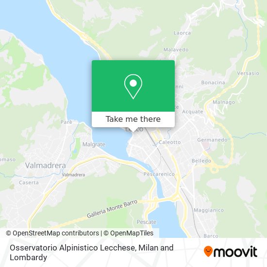 Osservatorio Alpinistico Lecchese map