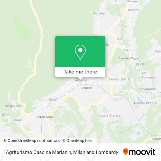 Agriturismo Cascina Marianin map