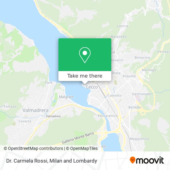 Dr. Carmela Rossi map