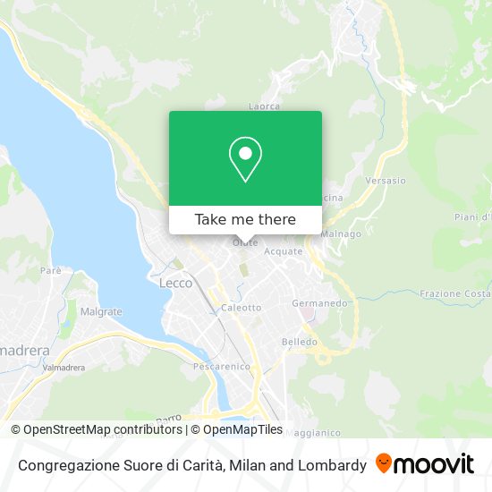 Congregazione Suore di Carità map