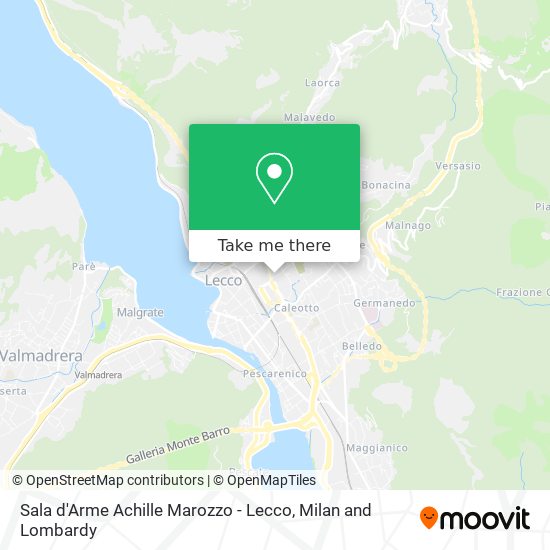 Sala d'Arme Achille Marozzo - Lecco map