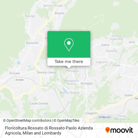 Floricoltura Rossato di Rossato Paolo Azienda Agricola map