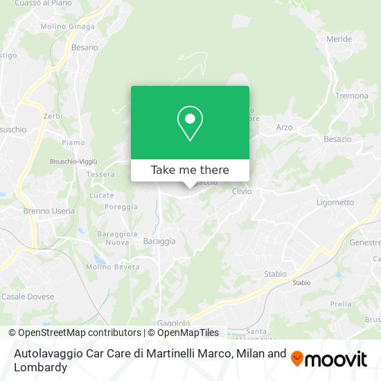 Autolavaggio Car Care di Martinelli Marco map