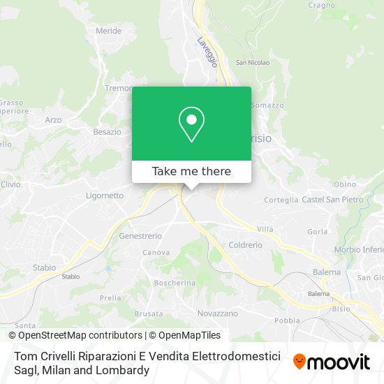 Tom Crivelli Riparazioni E Vendita Elettrodomestici Sagl map