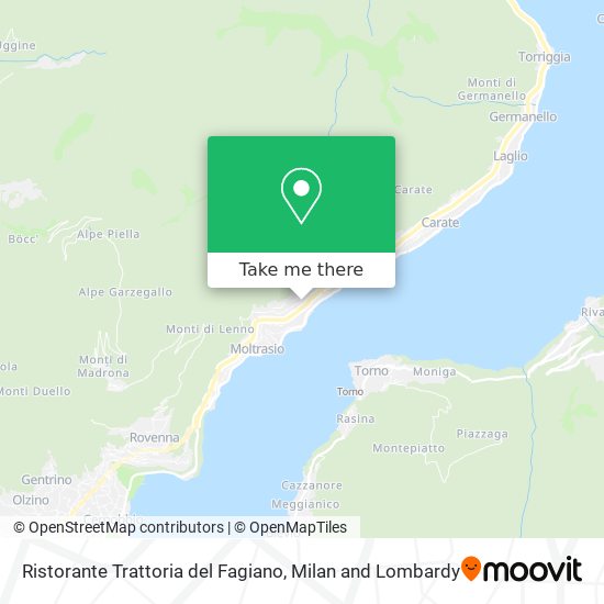 Ristorante Trattoria del Fagiano map