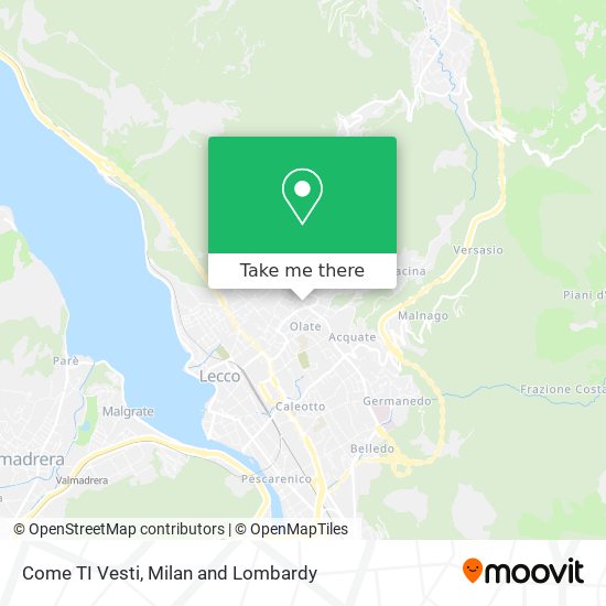 Come TI Vesti map