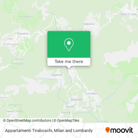 Appartamenti Tiraboschi map