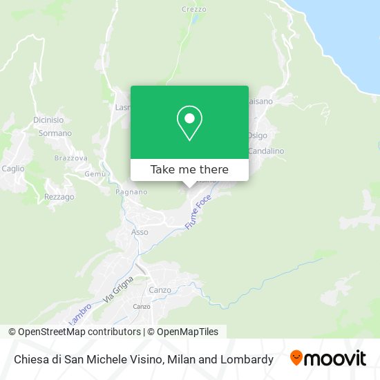 Chiesa di San Michele Visino map