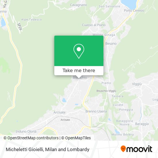 Micheletti Gioielli map