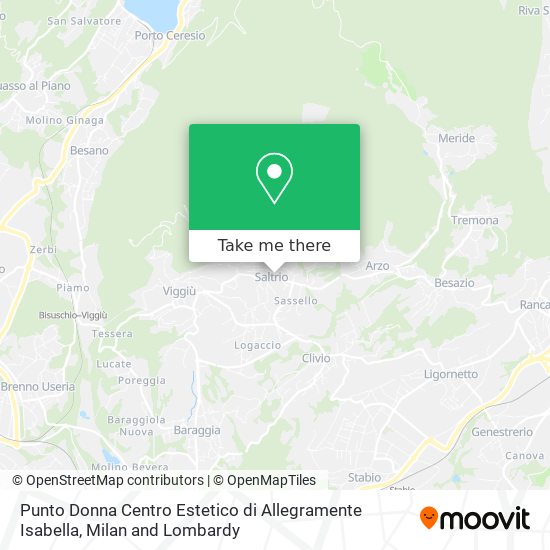 Punto Donna Centro Estetico di Allegramente Isabella map