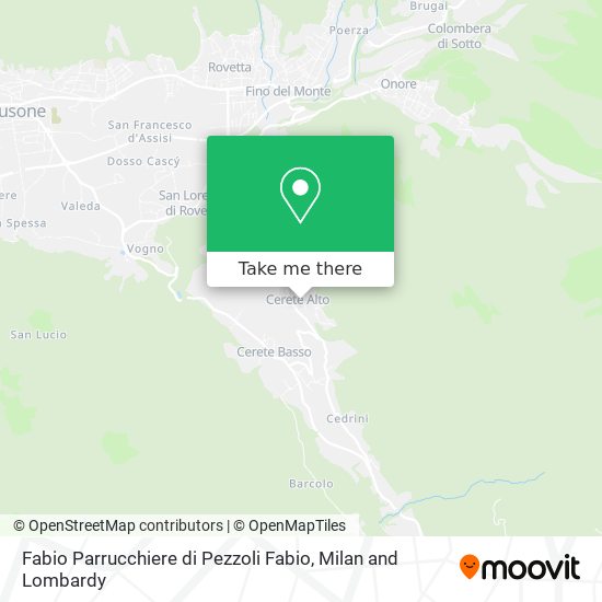 Fabio Parrucchiere di Pezzoli Fabio map