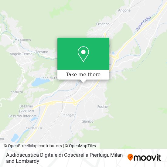 Audioacustica Digitale di Coscarella Pierluigi map