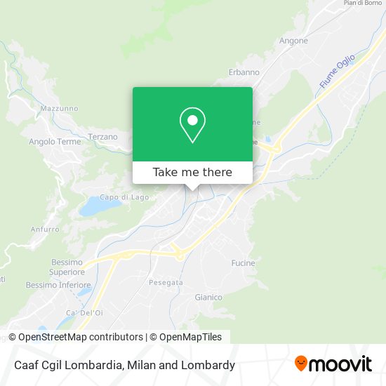Caaf Cgil Lombardia map