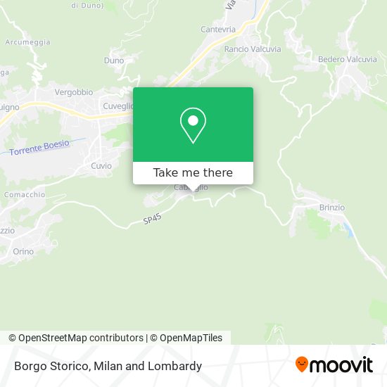 Borgo Storico map