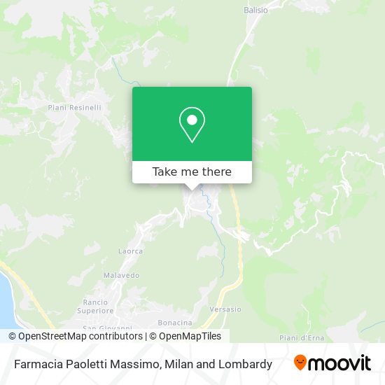 Farmacia Paoletti Massimo map