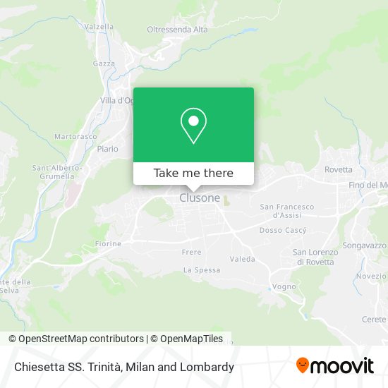 Chiesetta SS. Trinità map