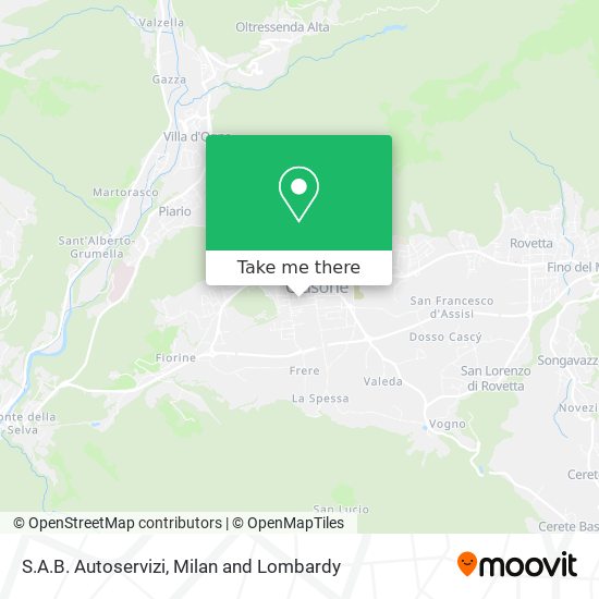 S.A.B. Autoservizi map